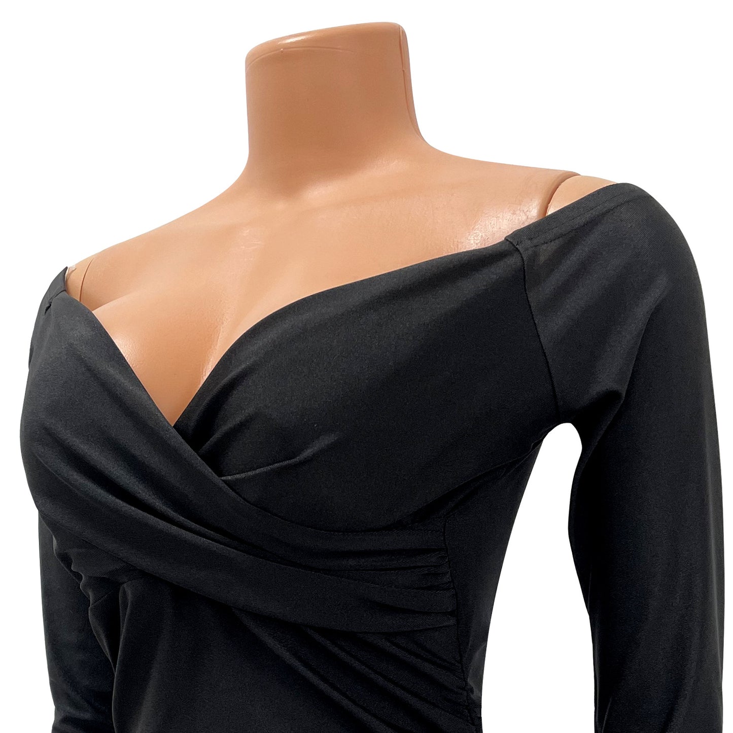 women's pencil skirt fashion boat neck patchwork sleeveless solid color midi dress daily