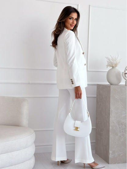 Women's Blazer Long Sleeve Blazers Simple Style Classic Style Solid Color