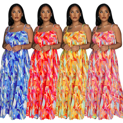 Women's Daily Casual Colorful Full Length Jumpsuits