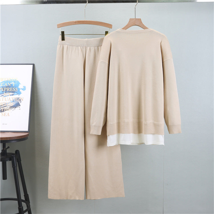 Holiday Daily Women's Vacation Simple Style Solid Color Polyester Pants Sets Pants Sets
