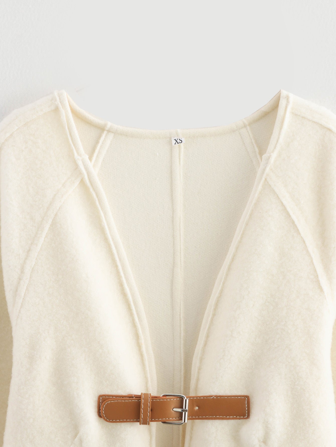 Women's Elegant Solid Color Woolen Coat