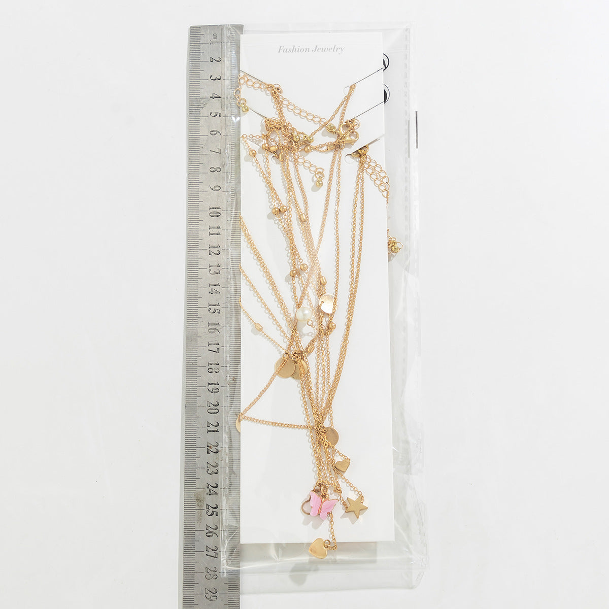 Jewelry Retro Star Heart Shape Arylic Alloy Copper Plating Pendant Necklace