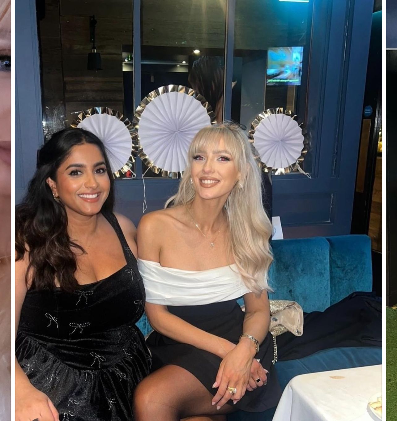 Women's Sheath Dress Streetwear Strapless Contrast Binding Sleeveless Contrast Collar Above Knee Holiday Daily