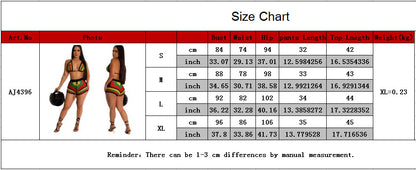 Women's Sexy Color Block 2 Pieces Set Tankinis Swimwear