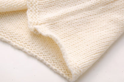 Women's Sweater Long Sleeve Sweaters & Cardigans Elegant Simple Style Solid Color