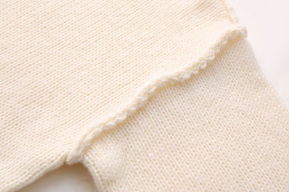 Women's Sweater Long Sleeve Sweaters & Cardigans Elegant Simple Style Solid Color