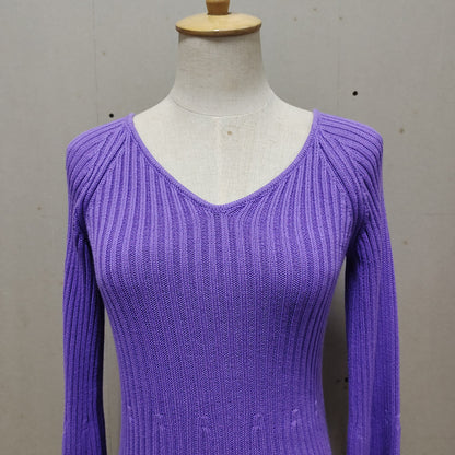Women's Sheath Dress Simple Style V Neck Long Sleeve Solid Color Above Knee Holiday