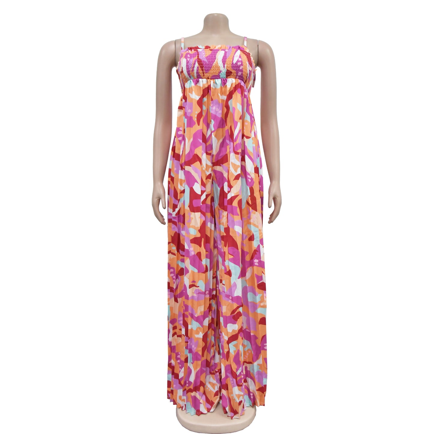 Women's Daily Casual Colorful Full Length Jumpsuits