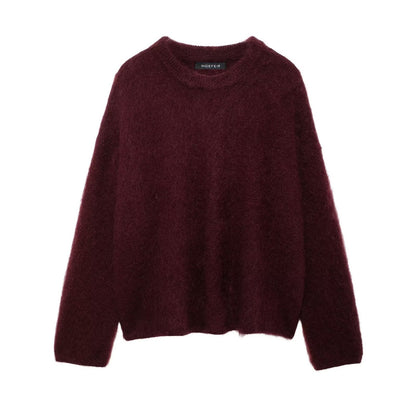 Women's Sweater Long Sleeve Sweaters & Cardigans Streetwear Solid Color