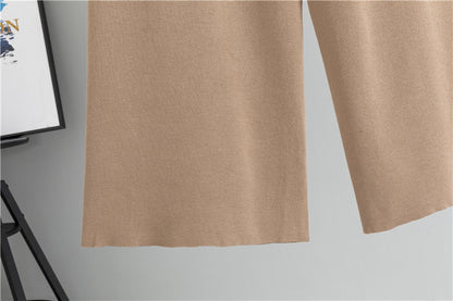 Holiday Daily Women's Vacation Simple Style Solid Color Polyester Pants Sets Pants Sets