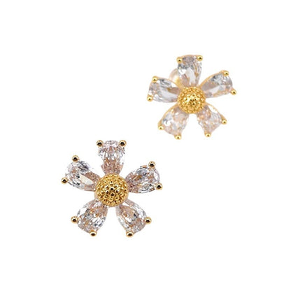 Daisy Flower Stud Earrings with S925 Posts