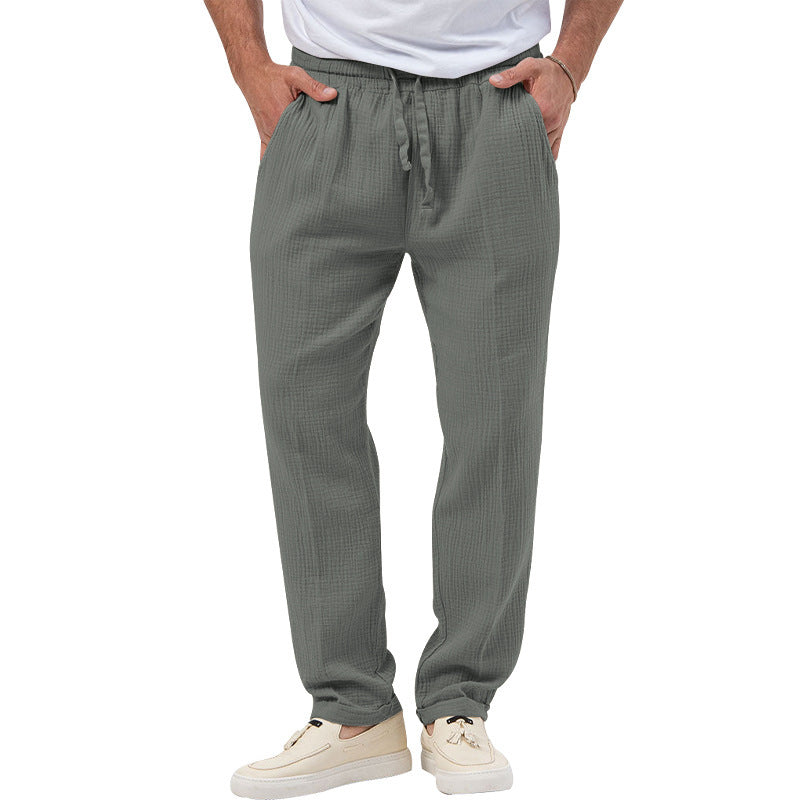 Men's Solid Color Simple Style Regular Fit Men's Bottoms