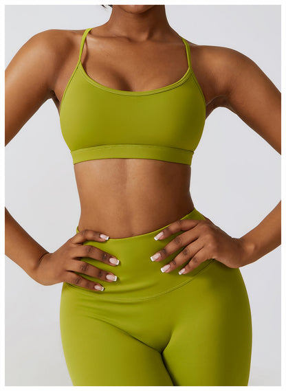 Simple Style Solid Color Nylon U Neck Active Tops Vest