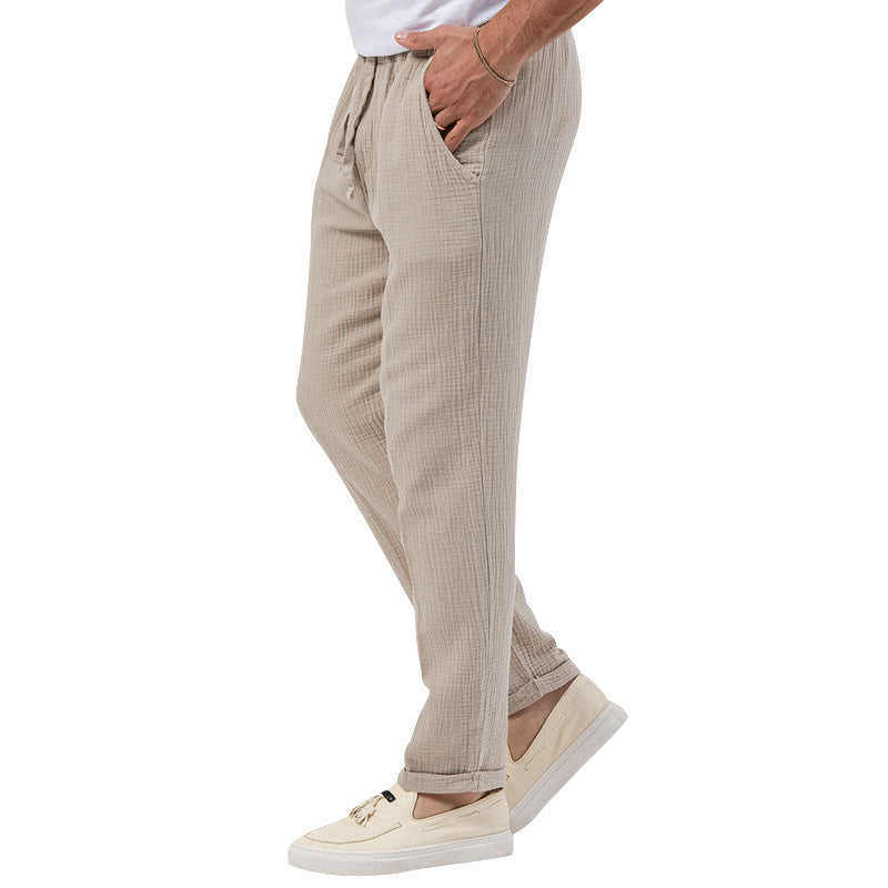 Men's Solid Color Simple Style Regular Fit Men's Bottoms