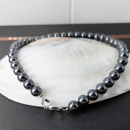 Tahitian Style Black Pearl Necklace