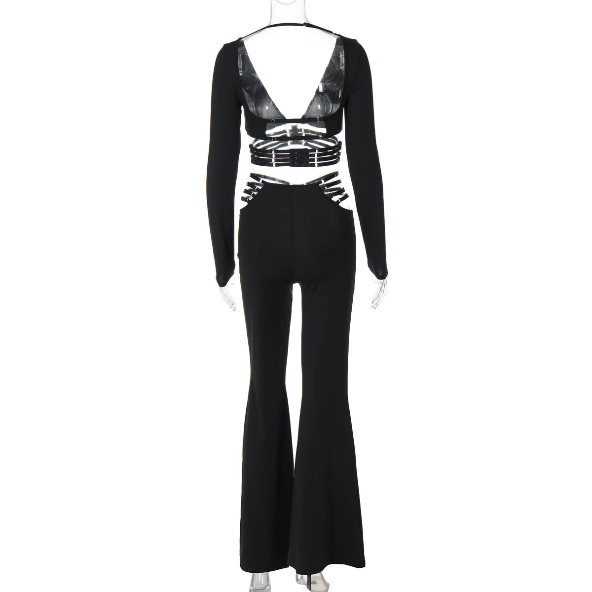 Party Women's Sexy Solid Color Spandex Polyester Pants Sets Pants Sets