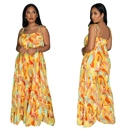 Women's Daily Casual Colorful Full Length Jumpsuits