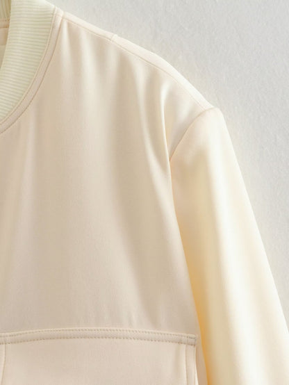 Women's Streetwear Solid Color Single Breasted Coat Casual Jacket