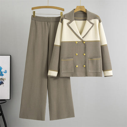 Holiday Daily Women's Vacation Simple Style Color Block Polyester Pants Sets Pants Sets
