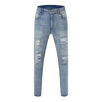 Men's Solid Color Vacation Loose Men's Bottoms