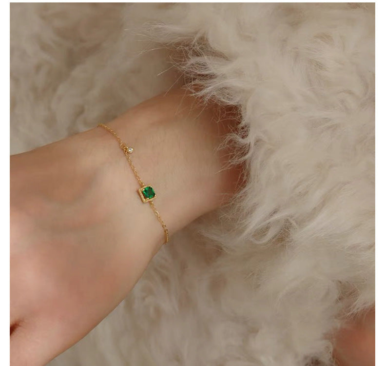 925 Sterling Silver cable chain Bracelets Shiny