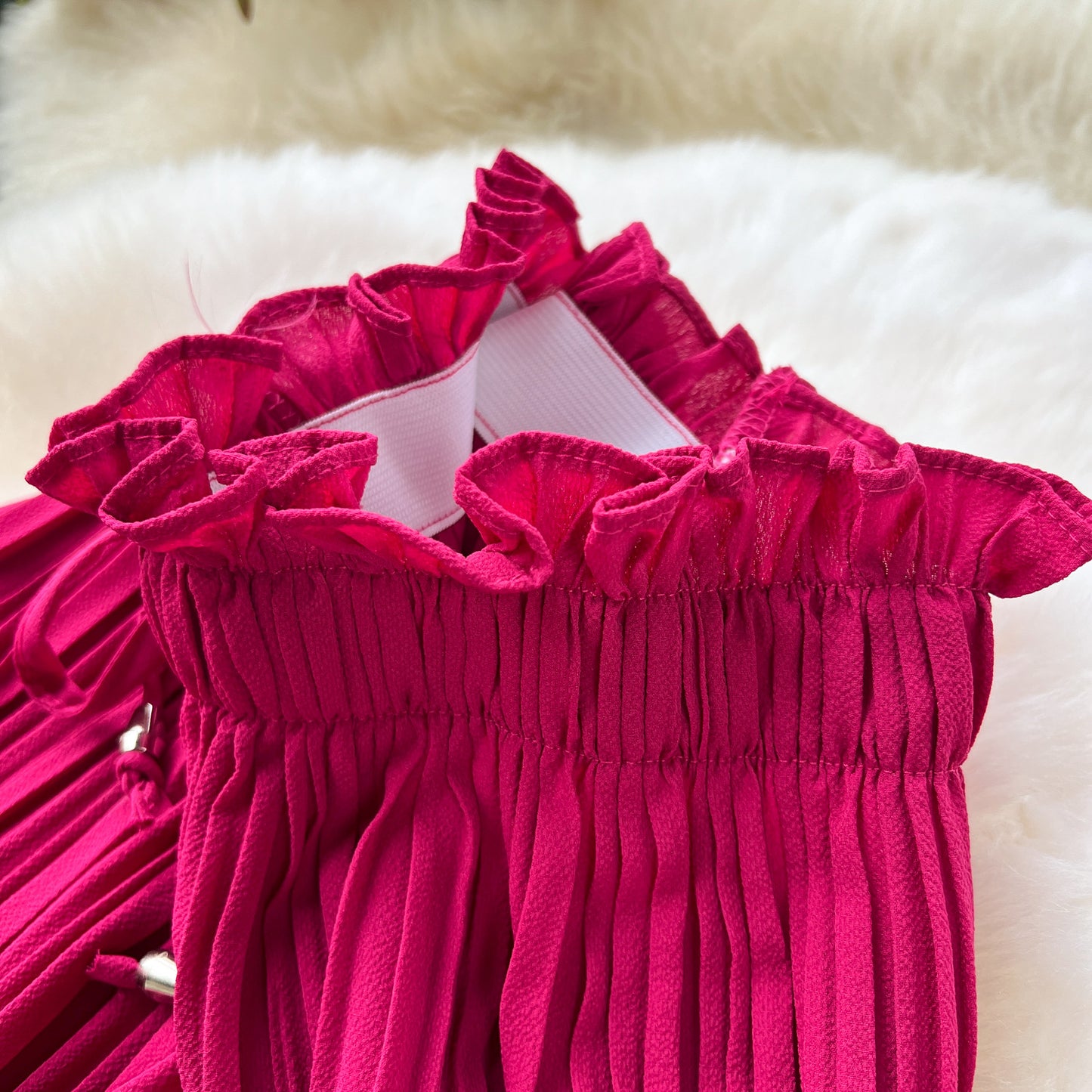 Women's Daily Casual Stripe Full Length Pleated Casual Pants