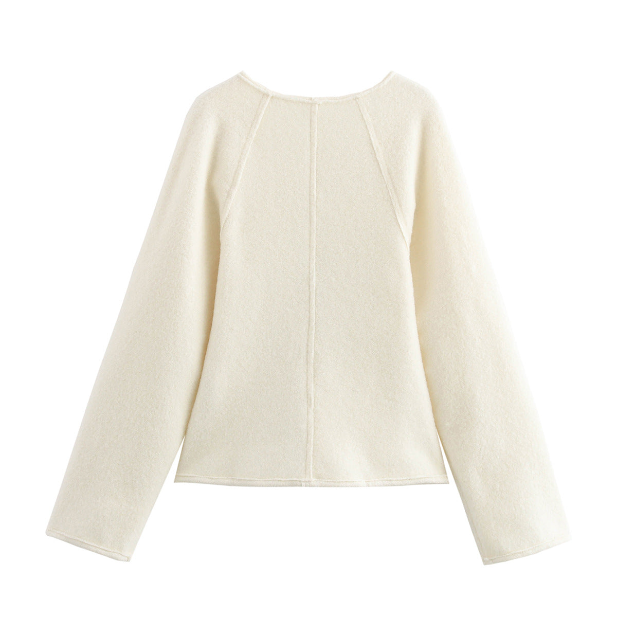 Women's Elegant Solid Color Woolen Coat