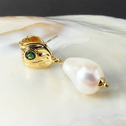 Pearl Stud Earrings with S925 Posts