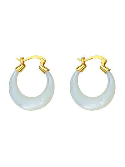 Women Artsy Pinctada Albina S925Sliver Earrings