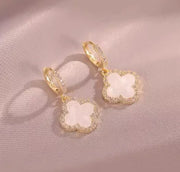 White [14K real gold plating, zircon micro-inlay]