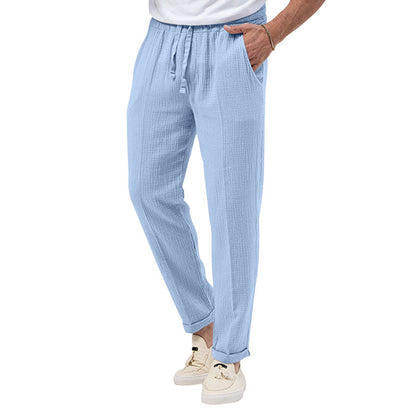 Men's Solid Color Simple Style Regular Fit Men's Bottoms