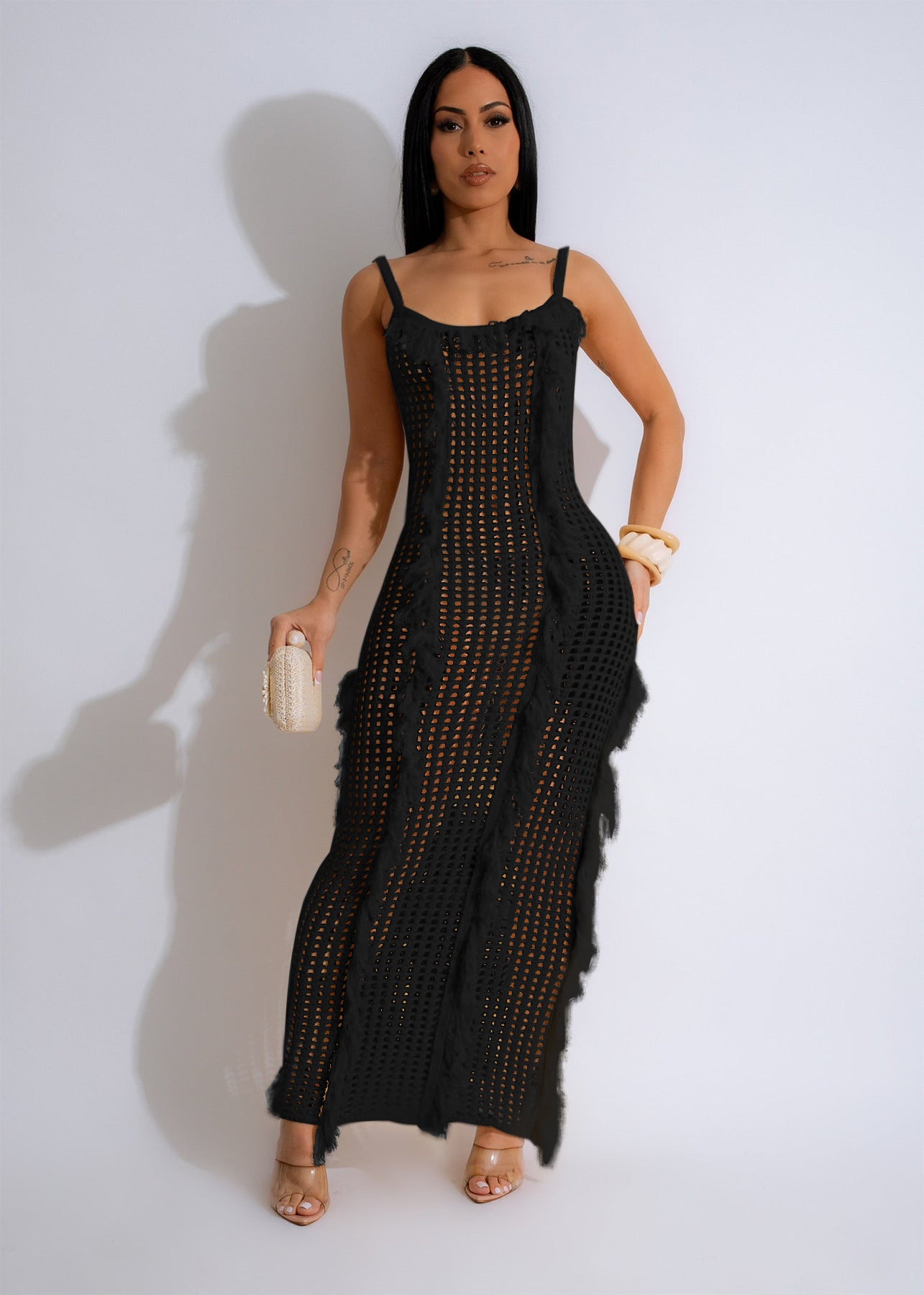 Women's Grid Elegant Sexy Cover Ups