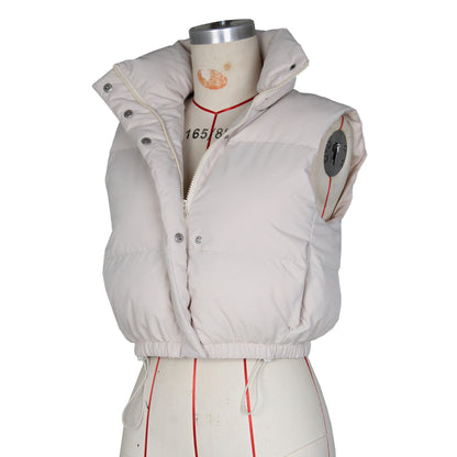 Women's Casual Solid Color Zipper Vest