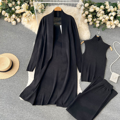 Holiday Women's Vacation Simple Style Solid Color Ice Silk Polyester Pants Sets Pants Sets