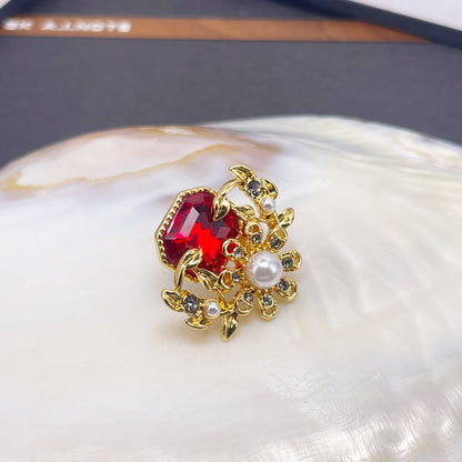 Vintage 18K Gold Plated Stud Earrings