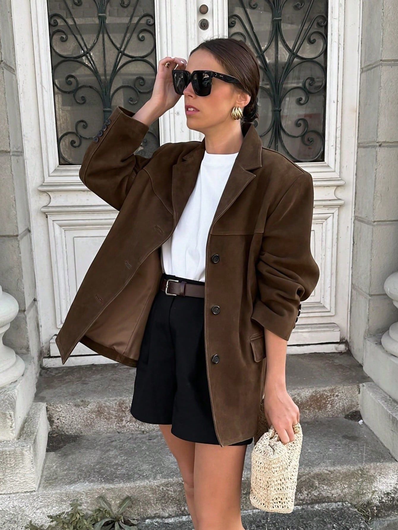 Women's Blazer Long Sleeve Blazers Streetwear Solid Color