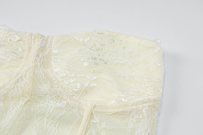 Swimming Pool Beach Women's Vacation Sexy Solid Color Spandex Polyester Lace Skirt Sets Skirt Sets