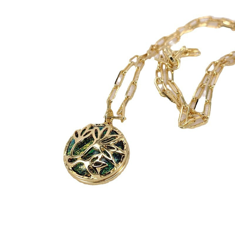 Vintage Gold Plated Pendant Necklace