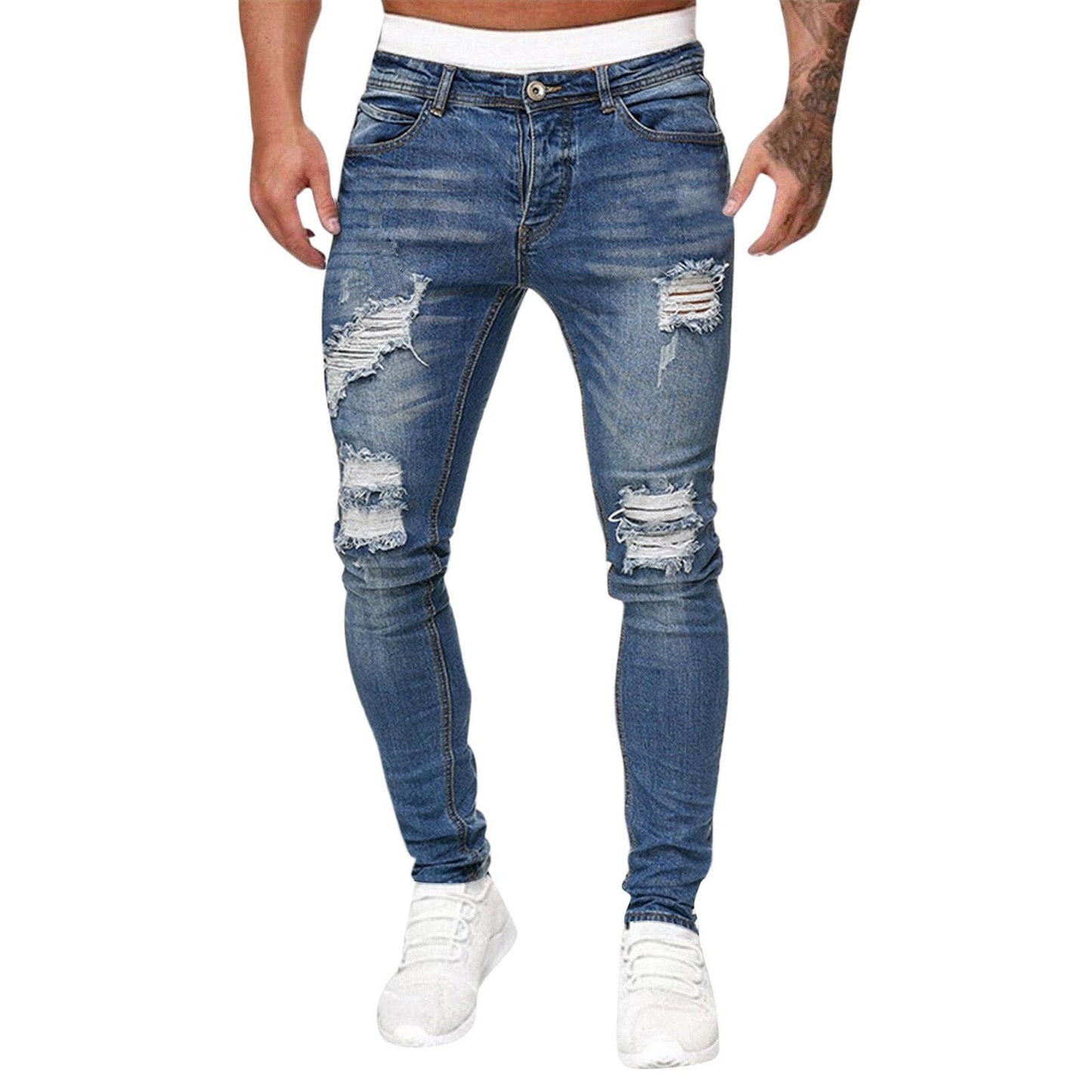 Men's Solid Color Vacation Loose Men's Bottoms