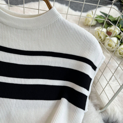 Daily Women's Casual Stripe Polyester Pants Sets Pants Sets