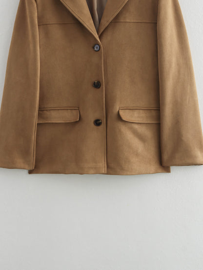 Women's Blazer Long Sleeve Blazers Streetwear Solid Color