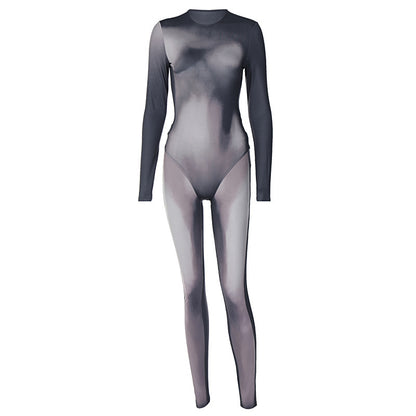 Daily Women's Casual Streetwear Printing Spandex Polyester Pants Sets Pants Sets