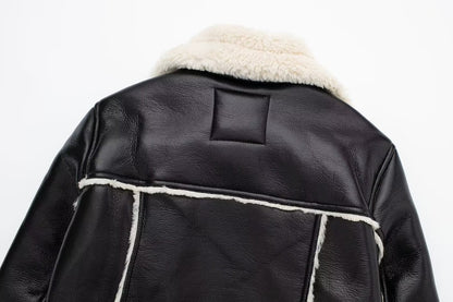 Women's Streetwear Solid Color Zipper Coat Casual Jacket