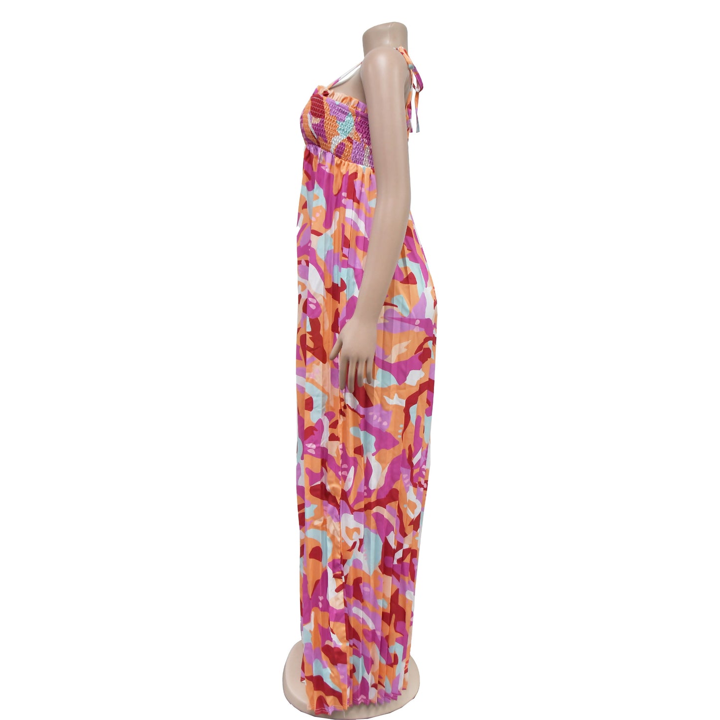 Women's Daily Casual Colorful Full Length Jumpsuits