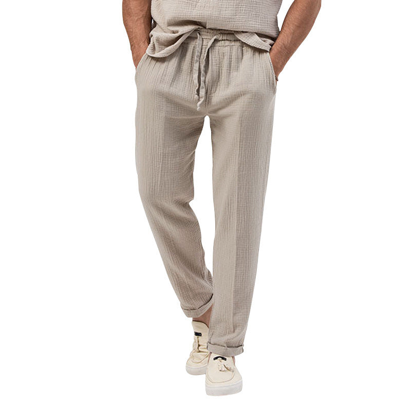 Men's Solid Color Simple Style Regular Fit Men's Bottoms