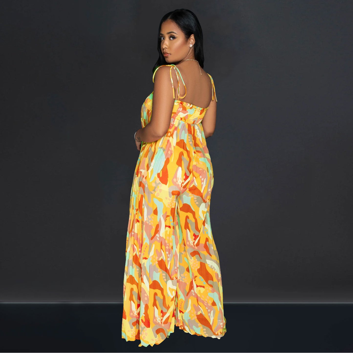 Women's Daily Casual Colorful Full Length Jumpsuits