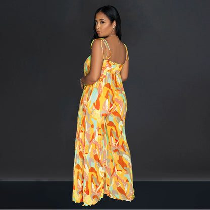 Women's Daily Casual Colorful Full Length Jumpsuits
