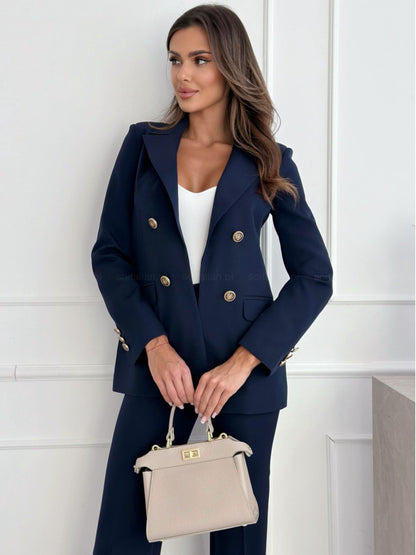 Women's Blazer Long Sleeve Blazers Simple Style Classic Style Solid Color