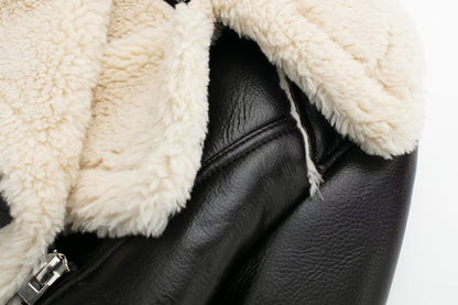 Women's Streetwear Solid Color Zipper Coat Casual Jacket