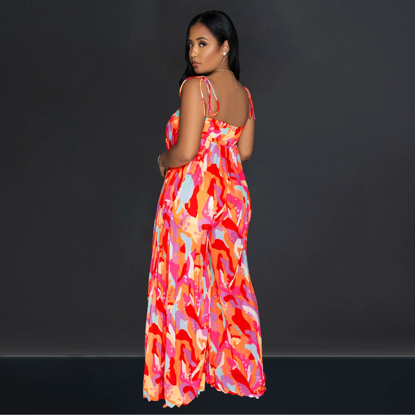 Women's Daily Casual Colorful Full Length Jumpsuits